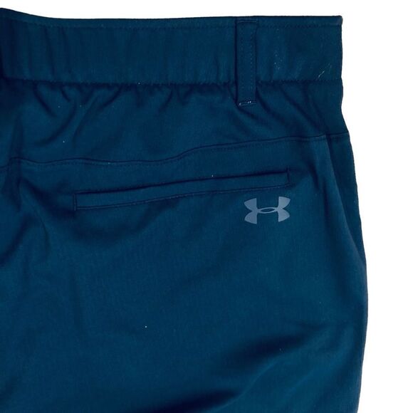 Under Armour Performance Golf Flat Front Men’s Blue Pants Size 38x32 - Picture 5 of 8